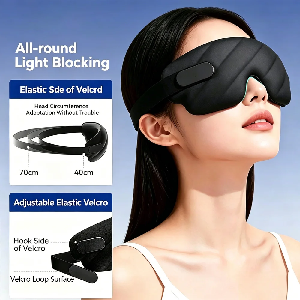 3D Printing Mask - Masque de sommeil 3D, bandeau contouré,
