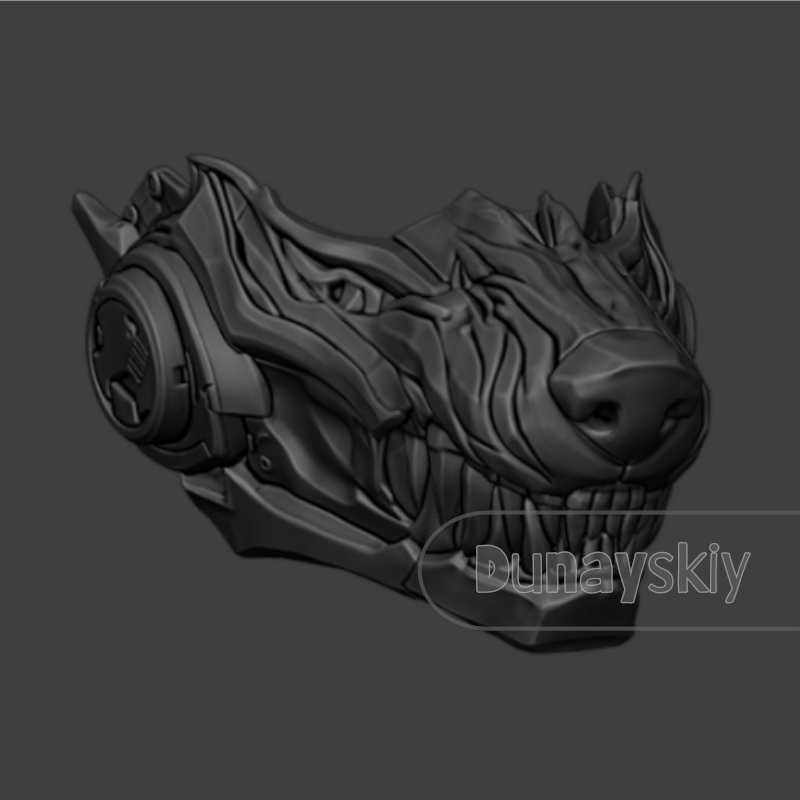 Masque de loup Valko Love and  - 3D Printing Mask avis et prix