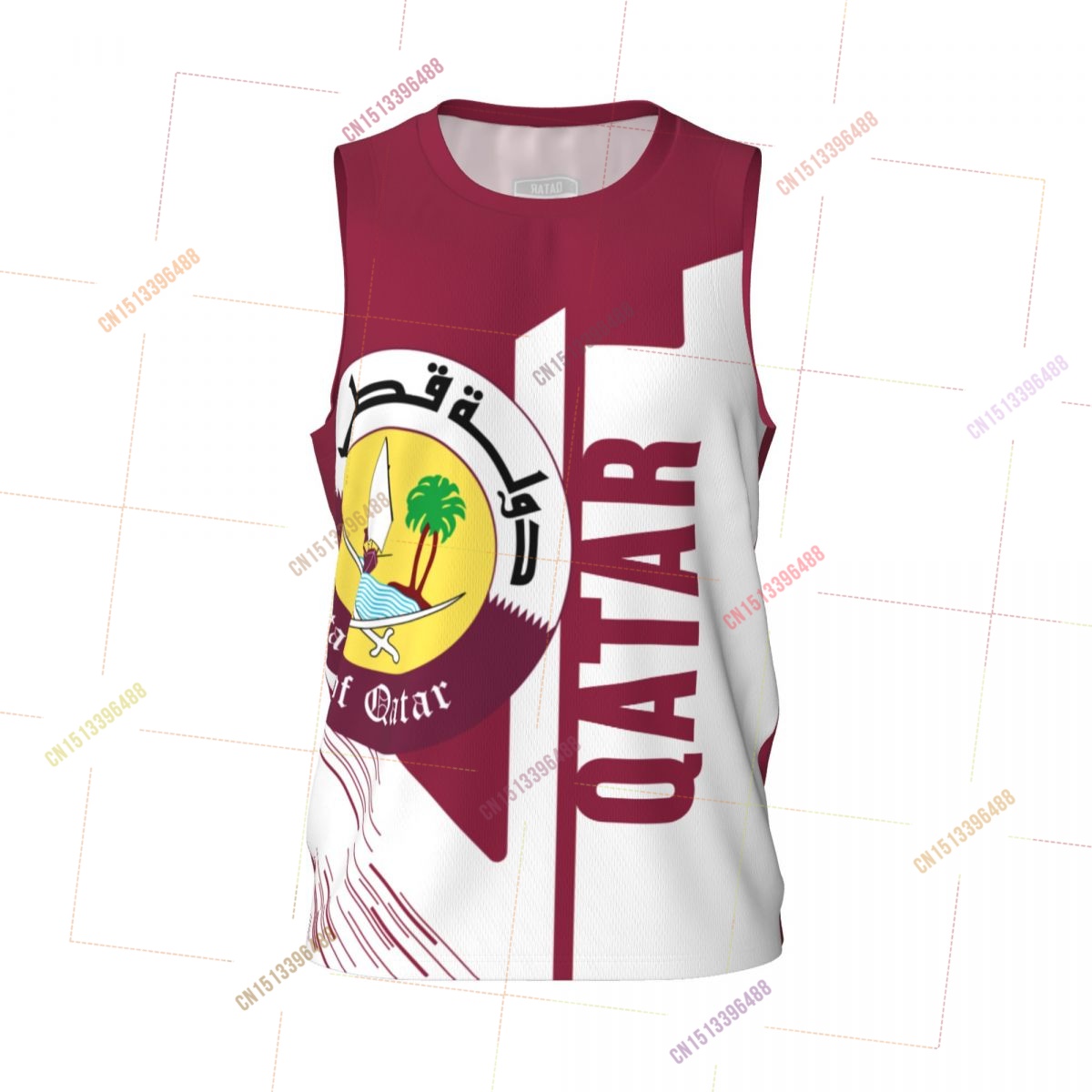 T-shirts de sport avec drapeau - 3D Printing Qatar avis et prix