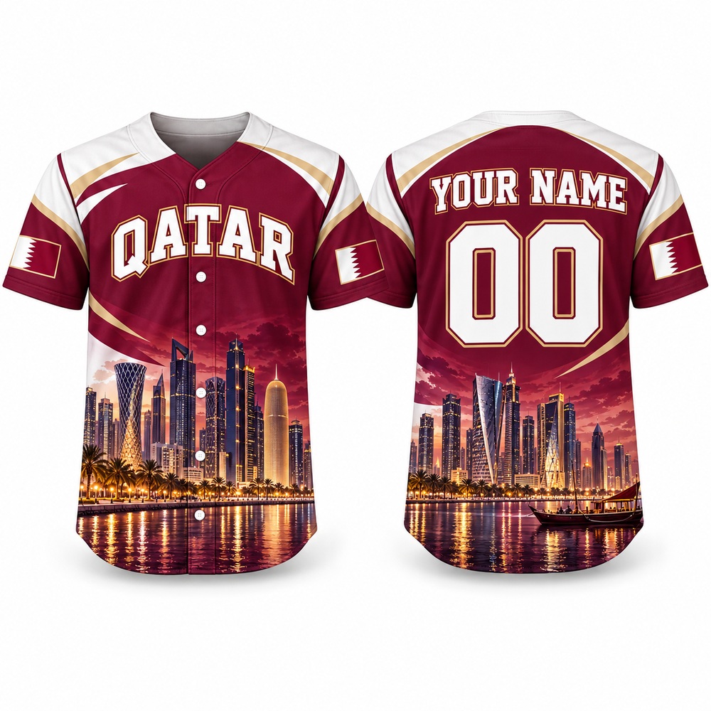 Maillot de baseball imprimé Qa - 3D Printing Qatar avis et prix
