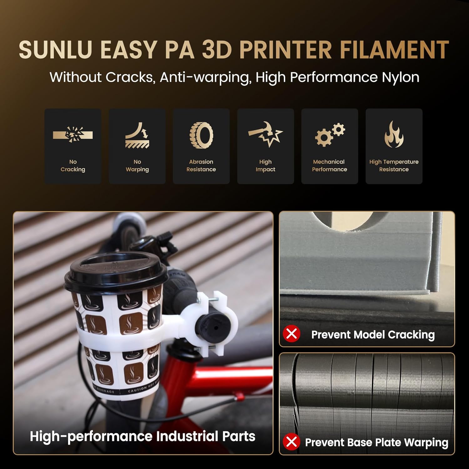 SUNLU 1KG Filament en Nylon fa - 3D Printing Nylon avis et prix